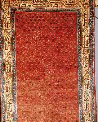 SAROGH,PERSIEN CA 318 X 108 CM. FLOR WOLLE.