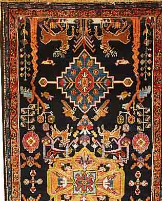 FERIDAN,PERSIEN CA 243 X 111 CM. FLOR WOLLE.