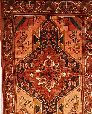 BROJARD,PERSIEN CA 207 X 135 CM. FLOR WOLLE.