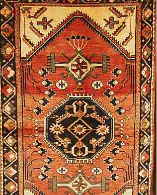 FERIDAN,PERSIEN CA 210 X 127 CM. FLOR WOLLE.