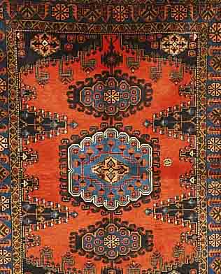 WISS,PERSIEN CA 212 X 155 CM. FLOR WOLLE.