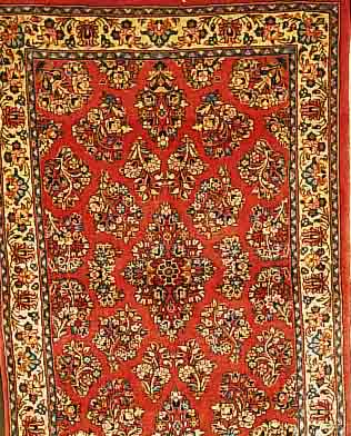 SAROGH,PERSIEN CA 168 X 114 CM. FLOR WOLLE.