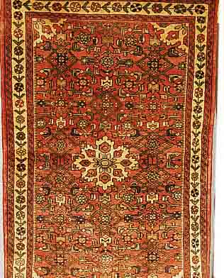HOSSEINABAD,PERSIEN CA 152 X 97 CM. FLOR WOLLE.