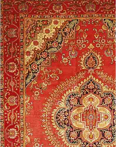 TäBRIZ,PERSIEN CA 397 X 303 CM. FLOR WOLLE.