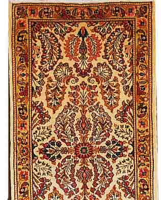 SAROGH,PERSIEN CA.131 X 65 CM. FLOR WOLLE