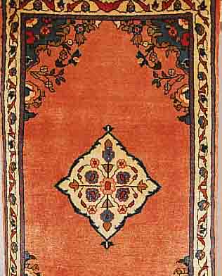 SAROGH,PERSIEN CA 120 X 70 CM. FLOR WOLLE