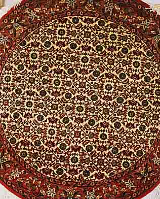 BIDJAR,PERSIEN DURCHMESSER CA 102 CM. FLOR WOLLE