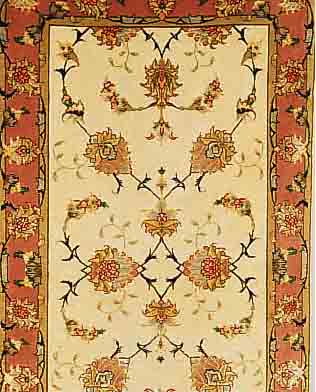 TäBRIZ FEIN,PERSIEN CA 125 X 70 CM. KORKWOLLE MIT SEIDE 550000KN/QM