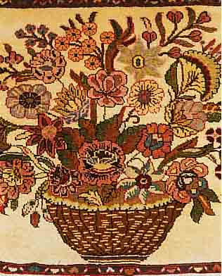 BACHTIAR,PERSIEN CA 65 X 80 CM. FLOR WOLLE
