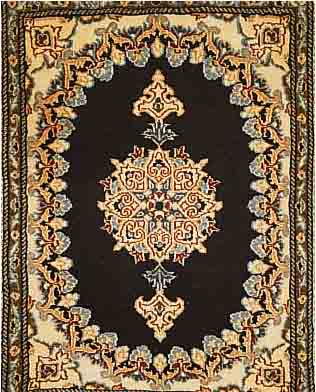 NAIN,PERSIEN CA 85 X 60 CM. FLOR WOLLE MIT SEIDE