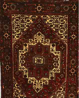 GHOLTOGH,PERSIEN CA 132 X 85 CM. FLOR WOLLE
