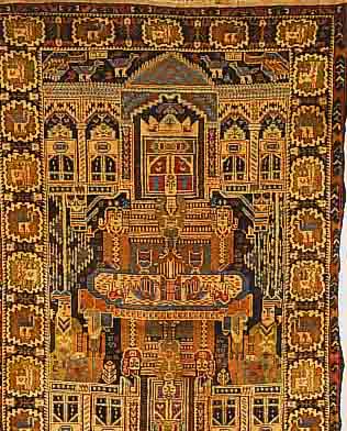 ZAKINI,AFGHANISTAN CA.209 X 129 CM. WOLLE AUF WOLLE