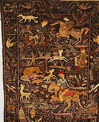 ZAKINI,AFGHANISTAN CA.197 X 118 CM. WOLLE AUF WOLLE