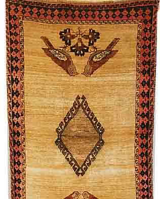 GABBEH,PERSIEN CA.155 X 90 CM. WOLLE AUF WOLLE