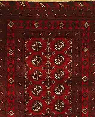 DOLATABAD,AFGHANISTAN CA.147 X 105 CM. WOLLE AUF WOLLE