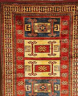 KAZAK NEU GEKNüPFT, CA.158 X 124 CM. WOLLE AUF WOLLE