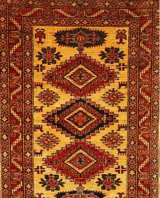 KAZAK NEU GEKNüPFT CA.168 X 118 CM. WOLLE AUF WOLLE