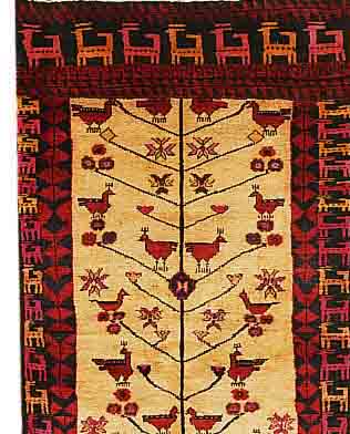 BELUTSCH,PERSIEN CA.180 X 90 CM. FLOR WOLLE