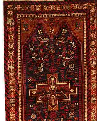 BELUTSCH,PERSIEN CA.195 X 105 CM. WOLLE AUF WOLLE