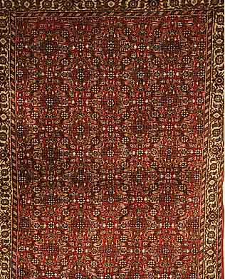 BIDJAR,PERSIEN CA.158 X 115 CM. FLOR WOLLE