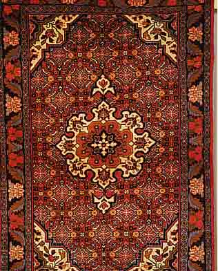 BIDJAR,PERSIEN CA.150 X 103 CM. FLOR WOLLE