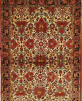 BIDJAR,PERSIEN CA.155 X 103 CM. FLOR WOLLE