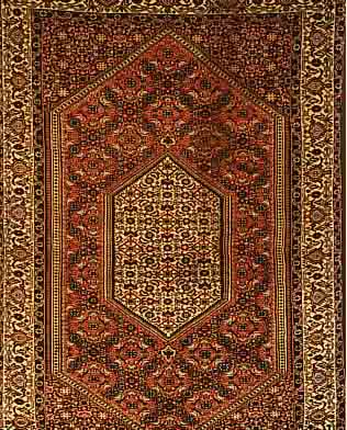 BIDJAR,PERSIEN CA.168 X 112 CM. FLOR WOLLE
