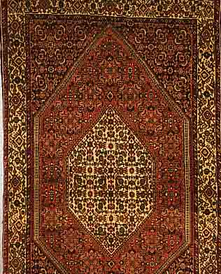BIDJAR,PERSIEN 186 X 110 CM. FLOR WOLLE