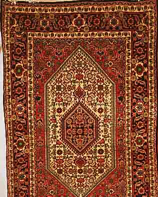 BIDJAR,PERSIEN CA.125 X 80 CM. FLOR WOLLE