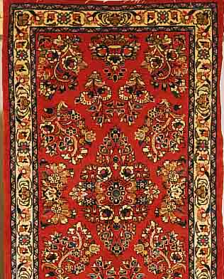 SAROGH,PERSIEN CA 140 X 80 CM. FLOR WOLLE