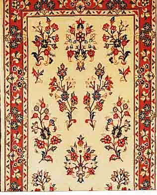 SAROGH,PERSIEN CA.203 X 80 CM. FLOR WOLLE