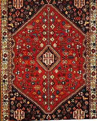 ABADEH,PERSIEN CA 116 X 79 CM. FLOR WOLLE