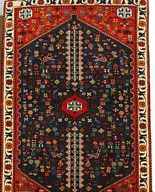 ABADEH,PERSIEN CA.157 X 101 CM. FLOR WOLLE