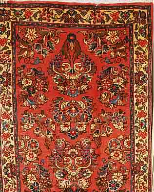 SAROGH,PERSIEN CA.217 X 80 CM. FLOR WOLLE