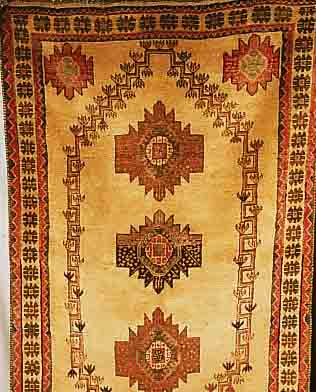 GHASCHGAI,PERSIEN CA.220 X 130 CM. WOLLE AUF WOLLE