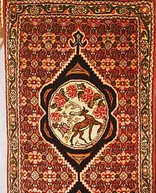 SENNEH,PERSIEN CA.268 X 56 CM. FLOR WOLLE