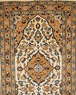 KESCHAN,PERSIEN CA.295 X 80 CM. FLOR WOLLE