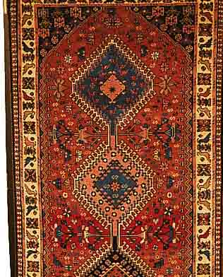 YALAMEH,PERSIEN CA.289 X 80 CM. WOLLE AUF WOLLE
