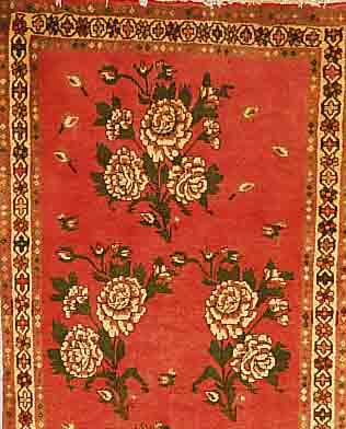 SIRJAN,PERSIEN CA.270 X 92 CM. FLOR WOLLE