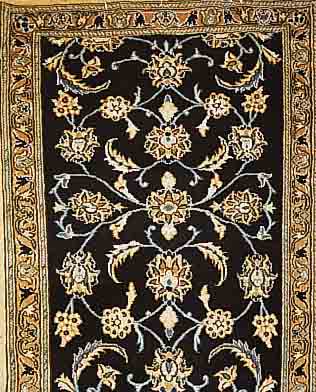 NAIN,PERSIEN CA.313 X 77 CM. FLOR WOLLE MIT SEIDE