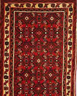 HOSSEINABAD,PERSIEN CA.779 X 78 CM. FLOR WOLLE