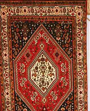 BIDJAR,PERSIEN CA.357 X 90 CM. FLOR WOLLE