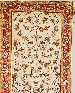 TäBRIZ FEIN,PERSIEN CA.190 X 80 CM. KORKWOLLE MIT SEIDE CA 550000 KN/QM