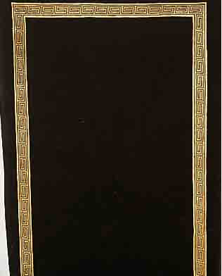 CHINA CLASSIC CA.190 X 130 CM. FLOR WOLLE GRUNDFARBE SCHWARZ.
