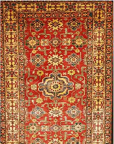 KAZAK NEU GEKNüPFT CA.182 X 120 CM. WOLLE AUF WOLLE