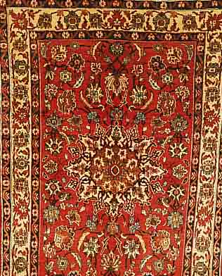 MOBARAKE,PERSIEN CA.206 X 140 CM. FLOR WOLLE