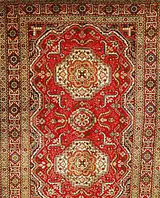 TäBRIZ,PERSIEN CA.197 X 139 CM. FLOR WOLLE