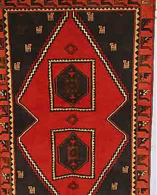 KLARDASCHT,PERSIEN CA.191 X 123 CM. FLOR WOLLE