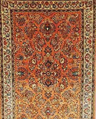 SAROGH,PERSIEN CA.204 X 135 CM. FLOR WOLLE