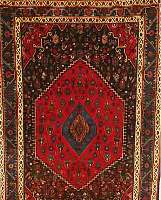 GHOLTOGH,PERSIEN CA.207 X 140 CM. FLOR WOLLE